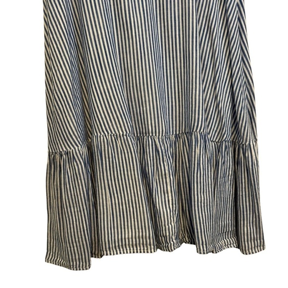 Old Navy Blue and White Striped Sleevless Flared Bottom Dress Size XS - Picture 6 of 17